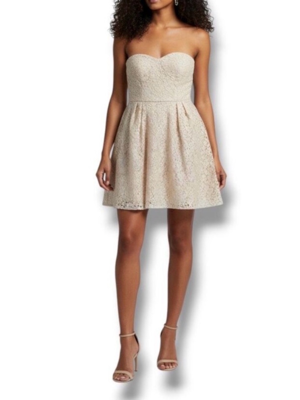 Y2K Vintage Jasmine lace overlay cocktail dress